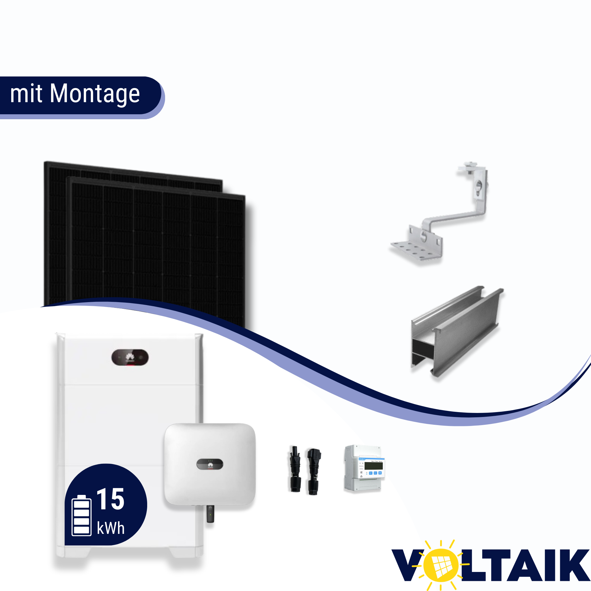 Aufbau und Komponenten einer PV Anlage