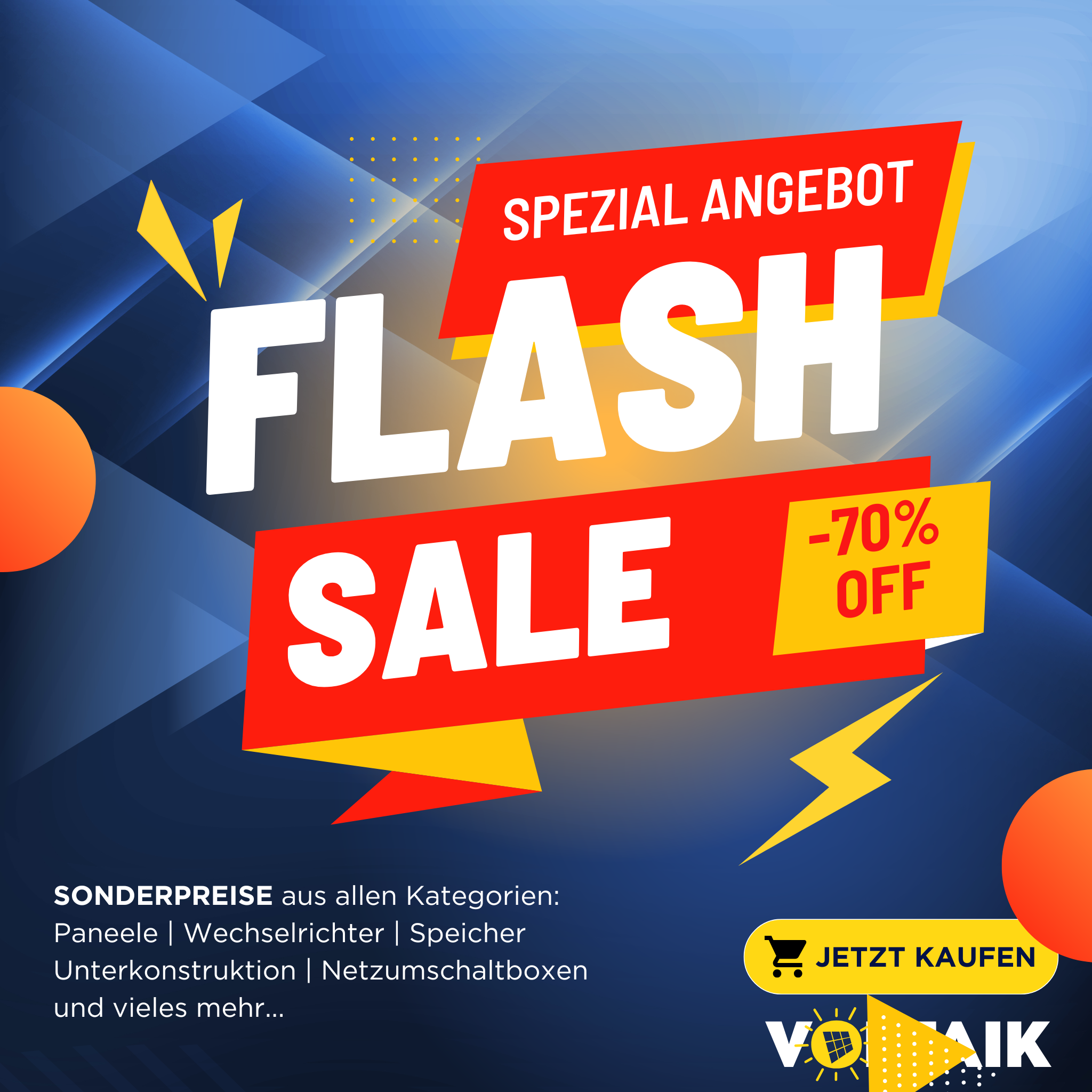 Neu und Aktionen Voltaik.shop