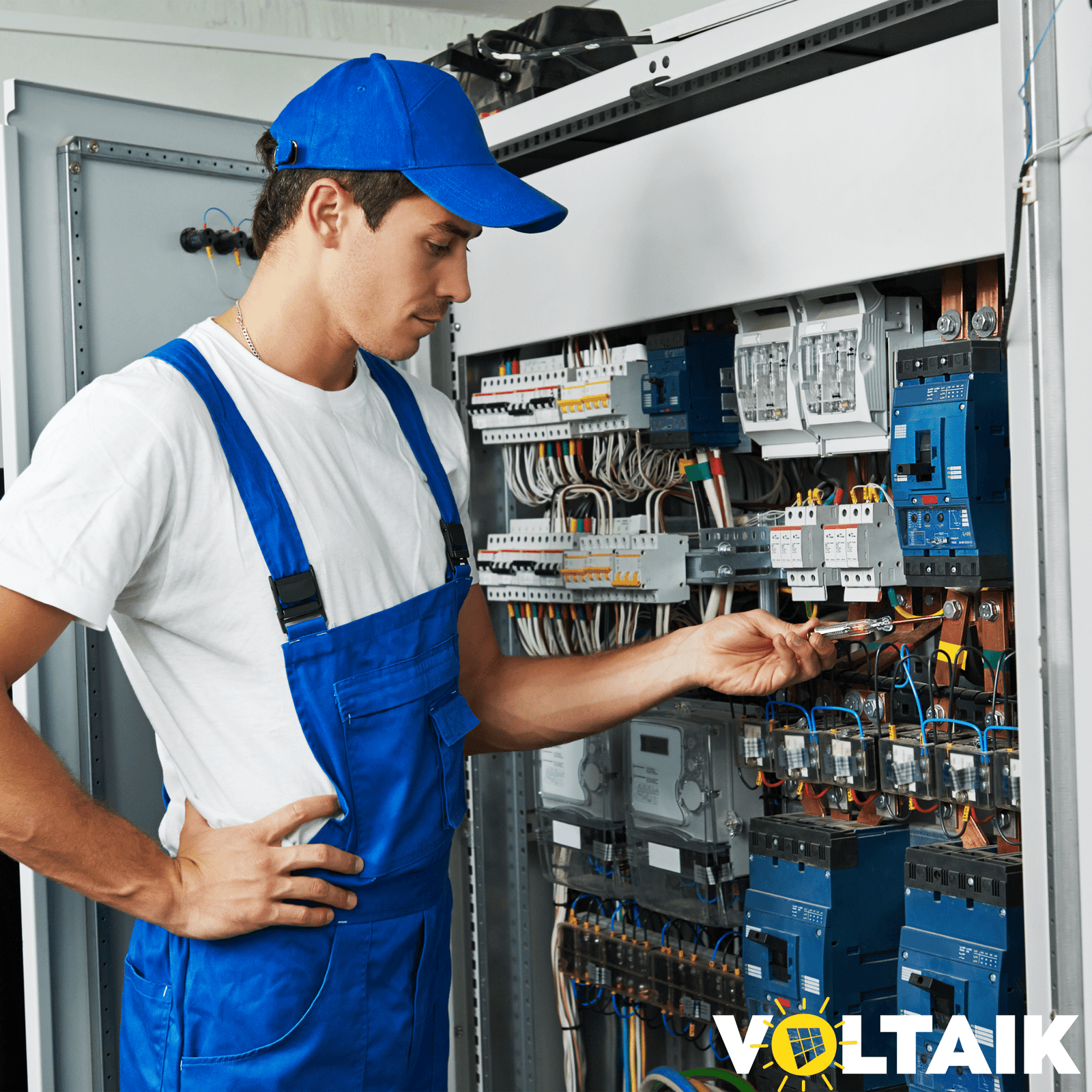 Verkabelung vom Wechselrichter bis Zählerschrank + Umbau Zählerschrank nach Aufwand - Voltaik.shop