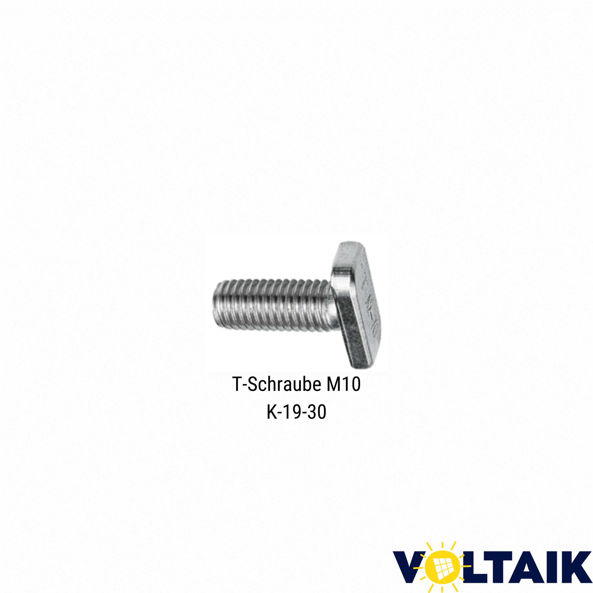 T-Nut Schraube M10 - Voltaik.shop