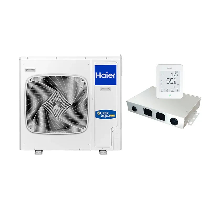 Haier Super Aqua Luft-Wasser-Wärmepumpe 5 kW, 1-phasig, R32 (AU052FYCRB(HW))