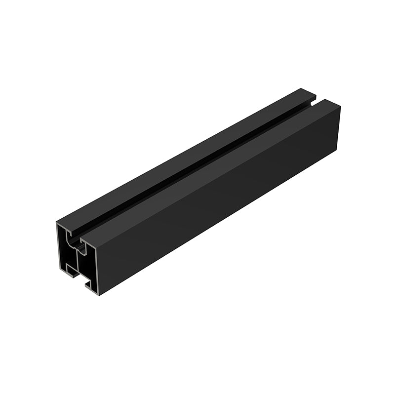 Aluminiumprofil 2400mm schwarz