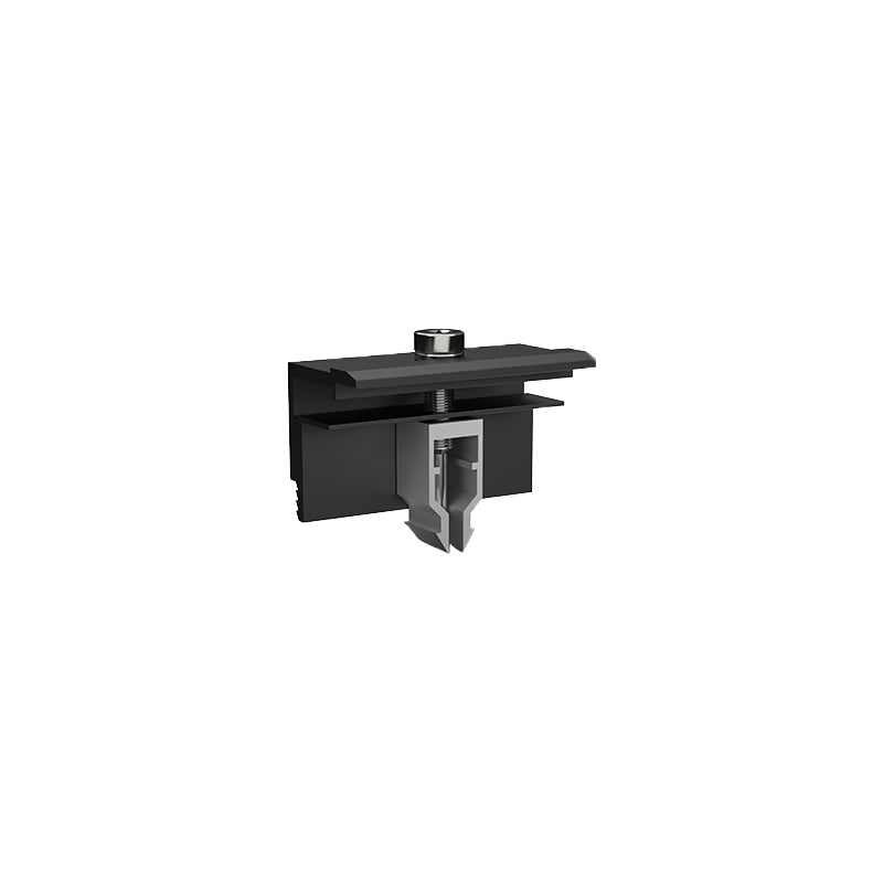 Endklemme Schwarz 30-35mm Klick-System - Voltaik.shop