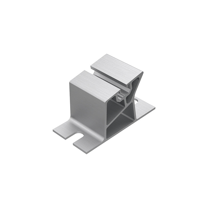 Montagehalterung aus Aluminium niedrig (K-45-8) - Voltaik.shop