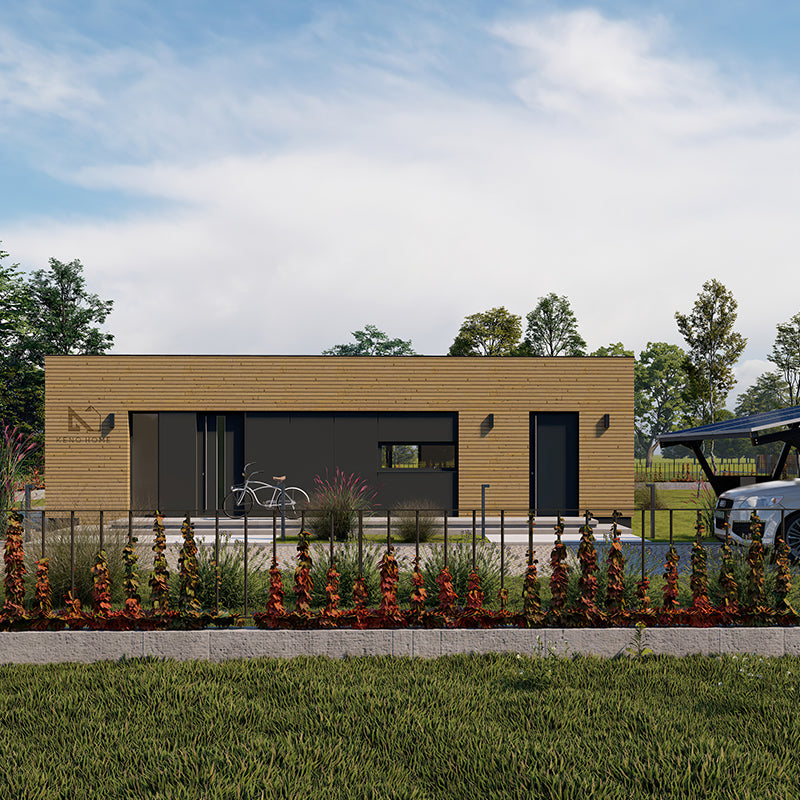 Modulhaus B1, CLT, ebenerdig, Nutzfläche 55.31 m2 - Preis auf Anfrage - Voltaik.shop