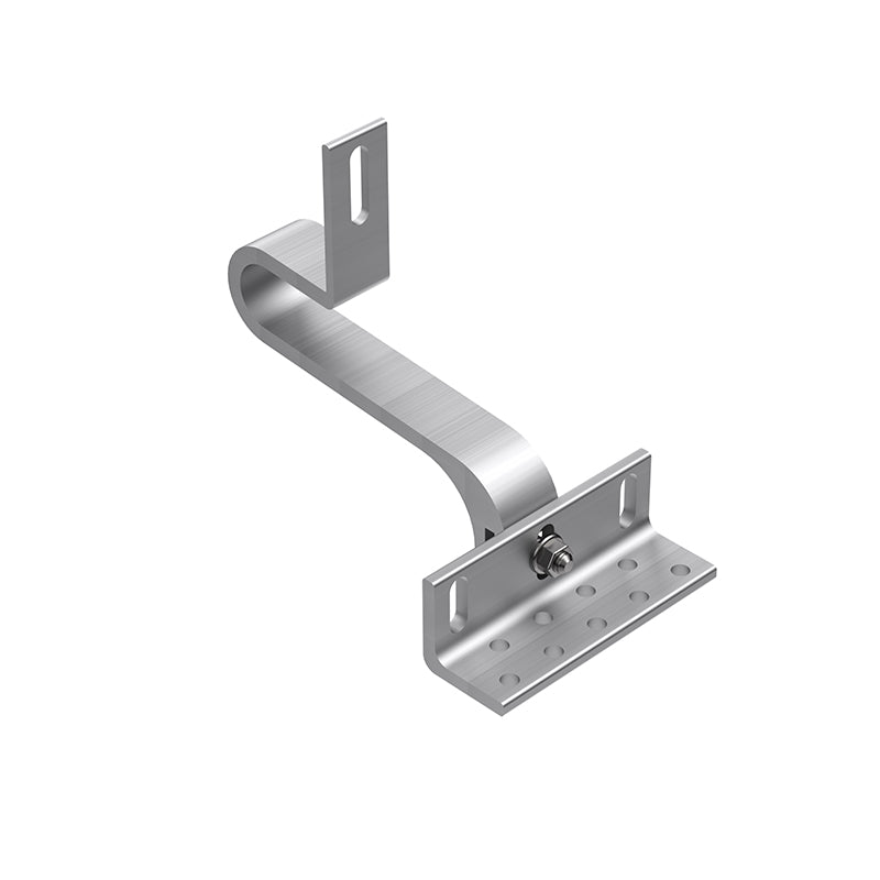 Aluminium Dachhaken mit zweifacher Verstellmöglichkeit K-64 - Voltaik.shop
