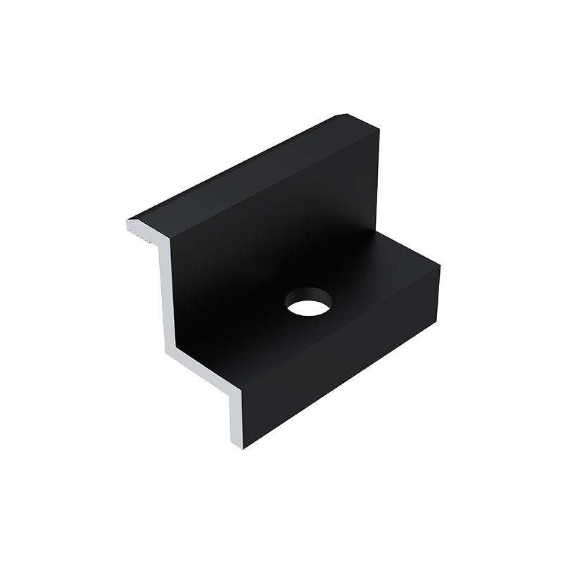 Endklemme 35mm schwarz eloxiert (K-06-35-ACZ) - Voltaik.shop