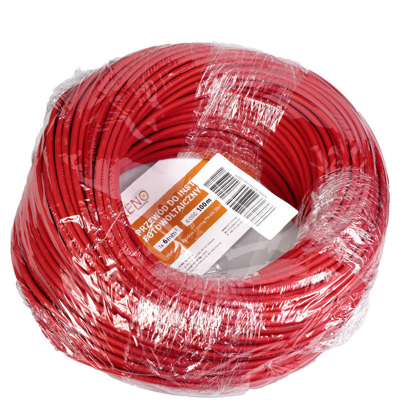 Solar Kabel 6mm² rot 100m