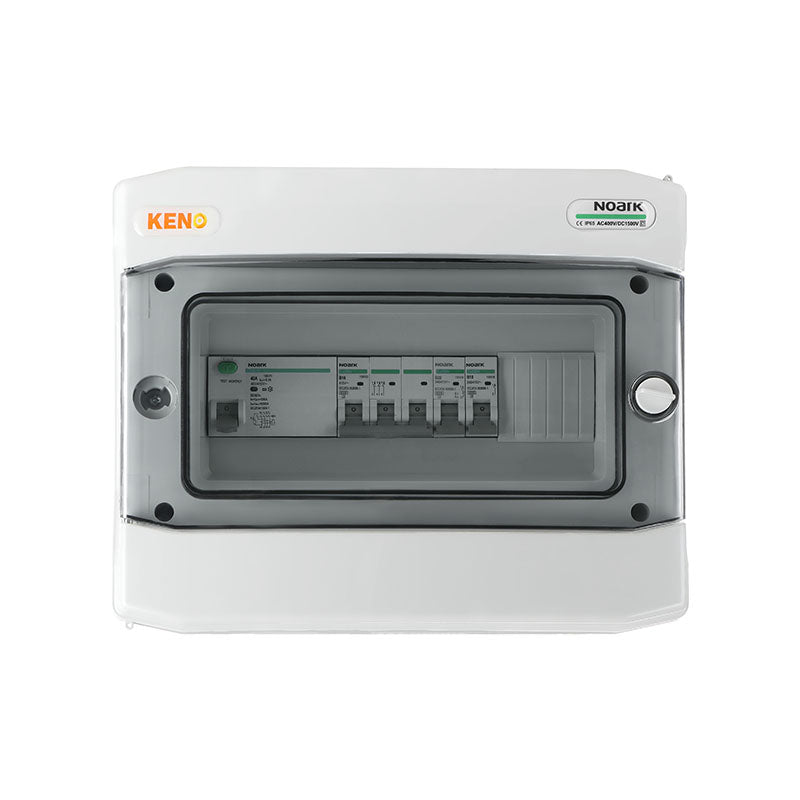 Wärmepumpen-Anschlusskasten mit Leitungsschutzschalter und RCD SH-1136 AC - Voltaik.shop