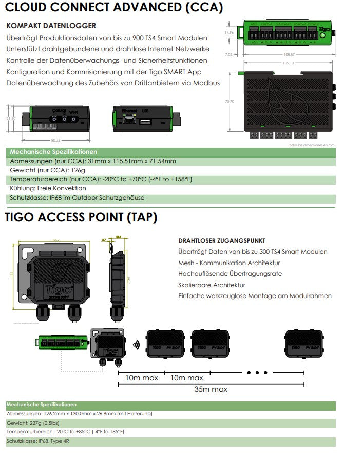 Optimierer Tigo - TS4-A-O-700W - Voltaik.shop
