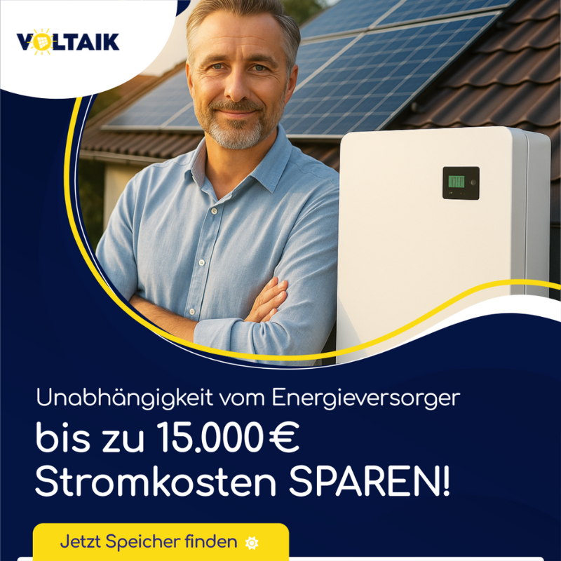 Voltaik Batteriespeicher Nachrüstsatz 5,12kW bis 71,7kW *GEEIGNET FÜR JEDE ANLAGE* - Voltaik.shop