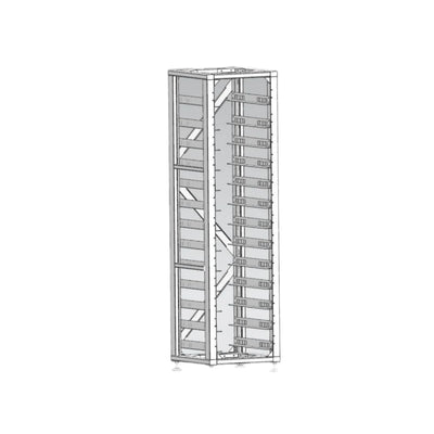 Deye BOS-G 3U-HRACK – Batterie-Rack Hochvolt